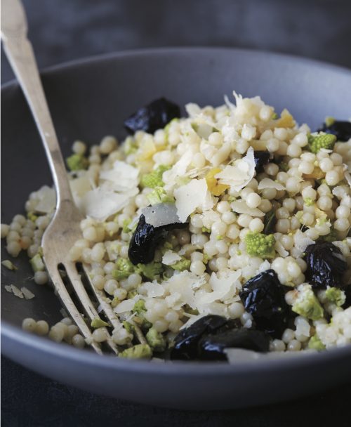 PNW Veg_Israeli Couscous, Olives, and Preserved Lemons_Photographs by Charity Burggraaf
